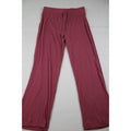 Honeydew Ribbed Knit Lounge Pants Medium Pink Drawstring Waist Relaxed Fit