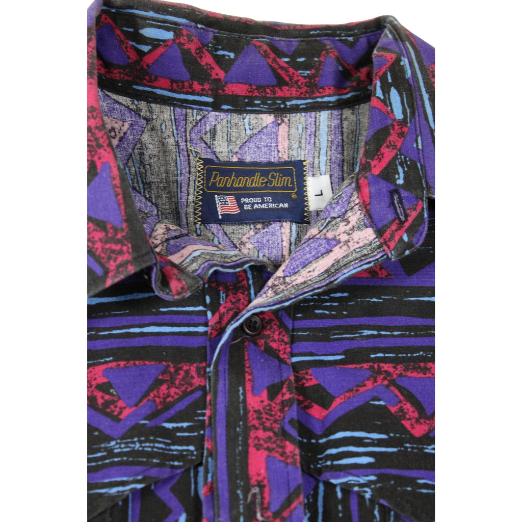 Vintage Panhandle Slim Western Button-Up Shirt L