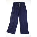 Loose-Fit Navy Blue Lounge Pants With Drawstring Waist